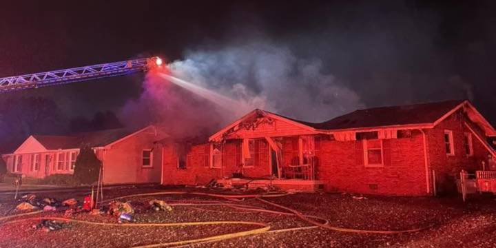 Two birds dead and two people displaced after house fire in Clarksville