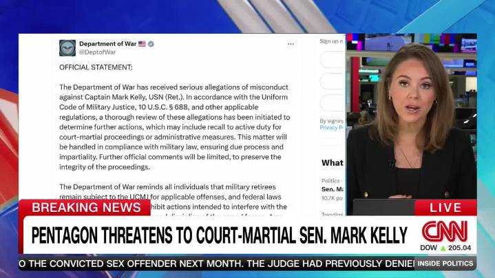 Pete Hegseth's Hissy Fit At Mark Kelly Is Ridiculous