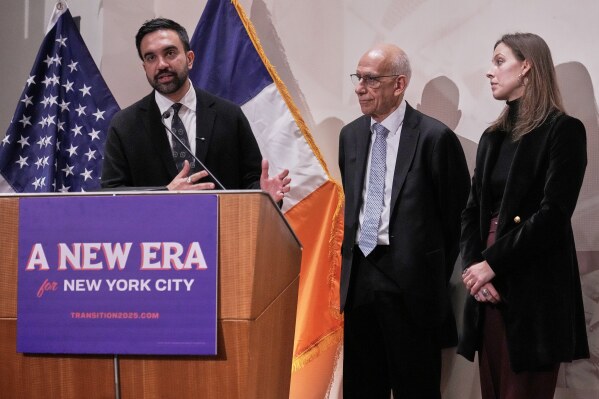 New York City Mayor-elect Zohran Mamdani's staff is starting to take shape