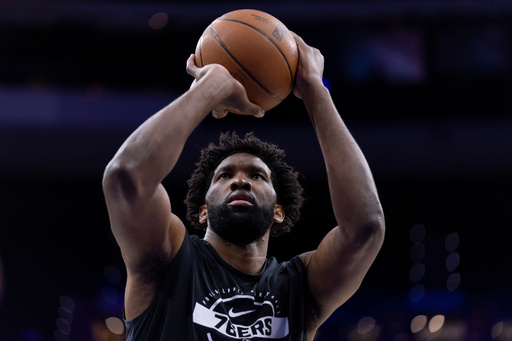 Joel Embiid returns to 76ers lineup after missing 9 games with knee soreness