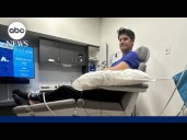 Bone marrow transplant from ABC News' Trevor Ault helps save stranger's life