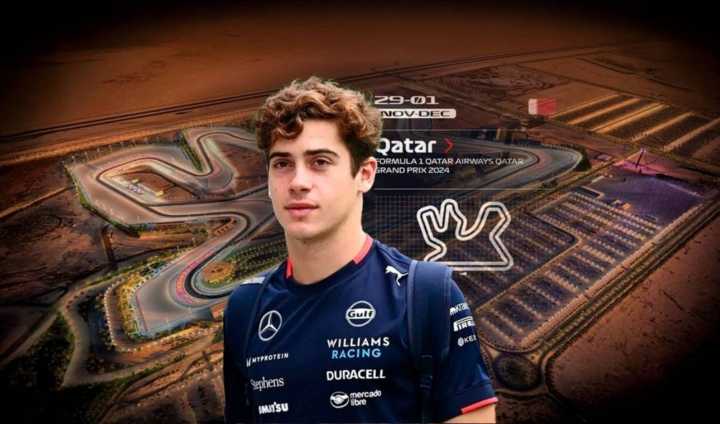 Franco Colapinto largará desde el pit line en la Sprint del Gran Premio de Qatar de la Fórmula 1: hora y TV