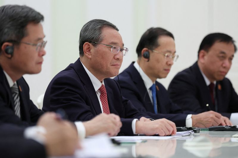 China’s Premier Li Qiang met Russian President Putin, Xinhua says