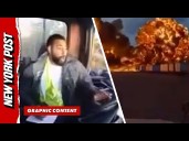 Watch Truck Driver React in Horror as UPS Plane Crash Happens Live on his Dashcam