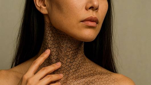 Mujer desarrolla «piel de serpiente» tras usar una crema durante 10 años