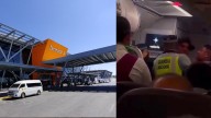 Detienen a pasajero de avión que provocó aterrizaje forzoso en Aeropuerto de Monterrey; así fue el momento