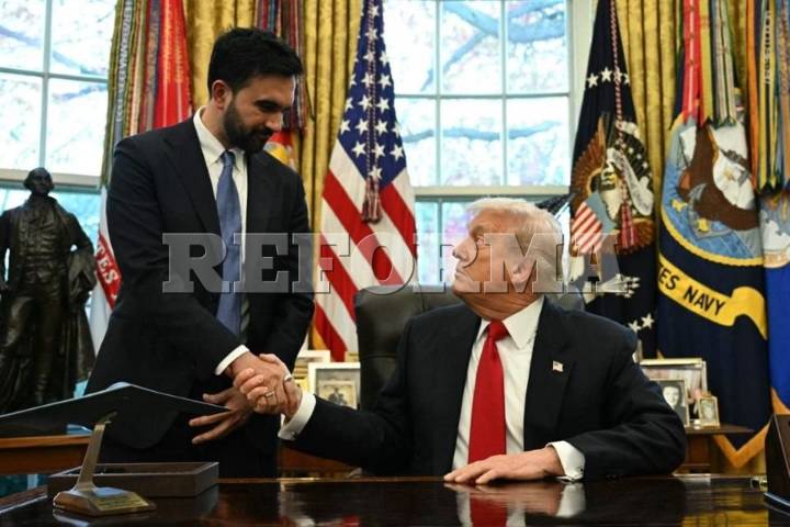 Se reúne Mamdani con Trump en la Casa Blanca