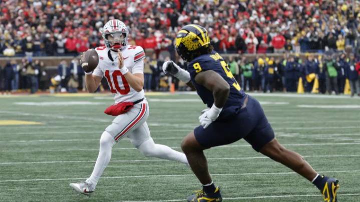 Julian Sayin stats: Quarterback lights it up for Ohio State to beat rival Michigan