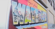 Downtown Waterloo mural restored after crash damage
