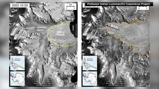 Antarctic glacier saw the fastest retreat in modern history; it could spell trouble for sea levels, report finds
