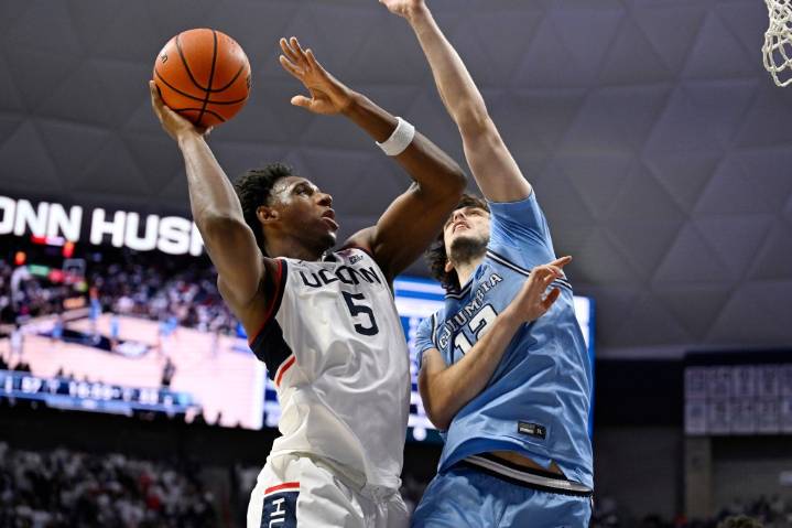 UConn men cruise to big win over Columbia
