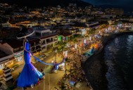 Así luce el Malecón de Puerto Vallarta este Día de Muertos (FOTOS)