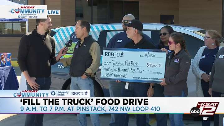 RBFCU donates $25,000 to support San Antonio Food Bank amid SNAP benefits pause