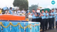 Tamil Nadu: Mortal remains of Wing Commander Namansh Syal brought to Sulur Air Base