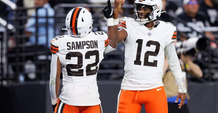 Browns rookie up for weekly award after big day in Vegas