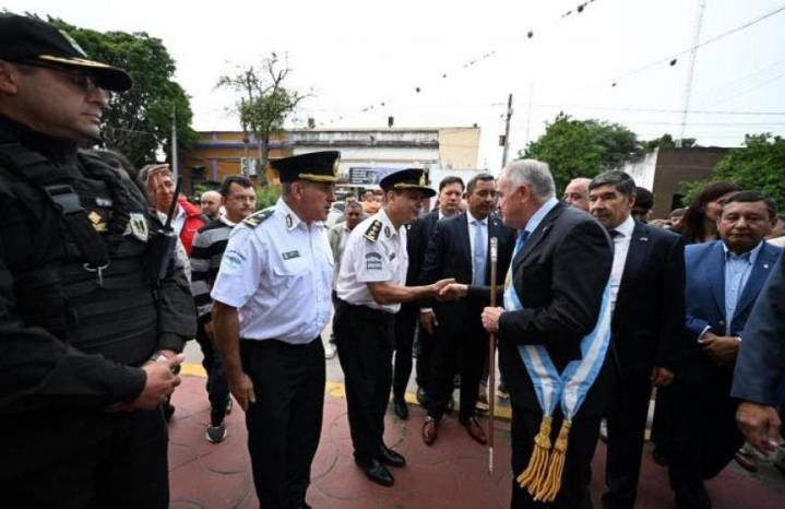 Jaldo afirmó que el Gobierno continuará con el proceso de depuración en la Policía Provincial