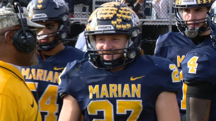 Running back Keagan La Belle leads Marian with historic season