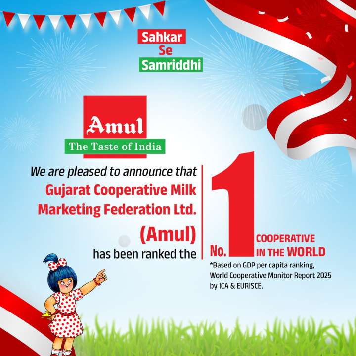Amul and IFFCO Bag Top Two Spots in Global Cooperative Rankings