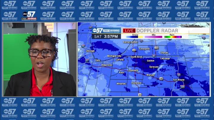 Heavy snow is here now