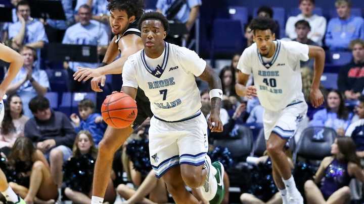 Take a look: URI men's basketball wins opener over Stetson 93