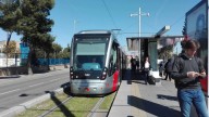 Las paradas del Tranvía de Zaragoza con el servicio interrumpido tras el accidente