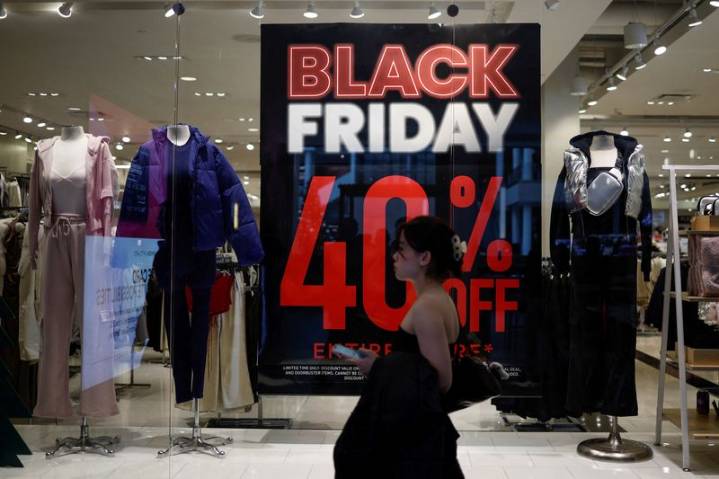Record US Black Friday crowds to find fewer bargains amid high prices