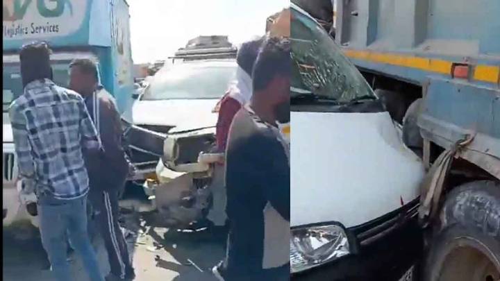 Three killed as speeding dumper rams into 10 vehicles in Jaipur
