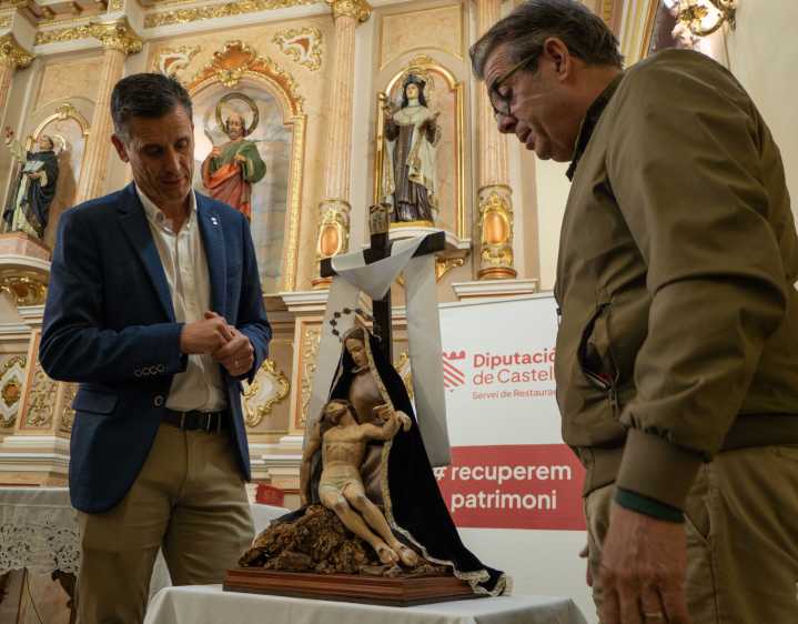Diputación recupera el esplendor de ‘La Piedad’ de Alfondeguilla