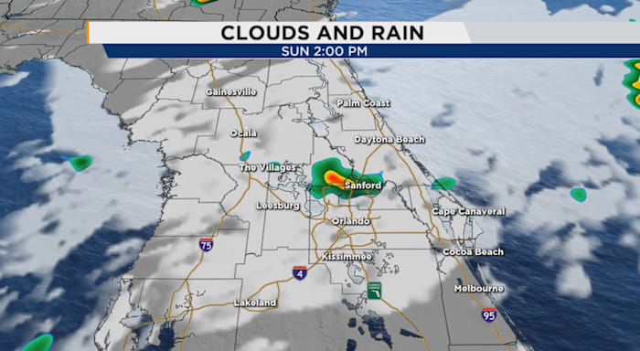 TIMELINE: Strong storms possible across Central Florida
