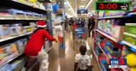 KTBS 3 Minute Smile runner Keydrick Jackson cleans up at Walmart