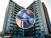 Video registra brutal balacera al interior de un ascensor en edificio “sin ley” de Independencia