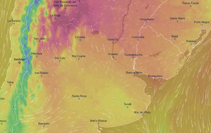 Las provincias afectadas. Hay alerta amarilla por tormentas para este miércoles 12 de noviembre