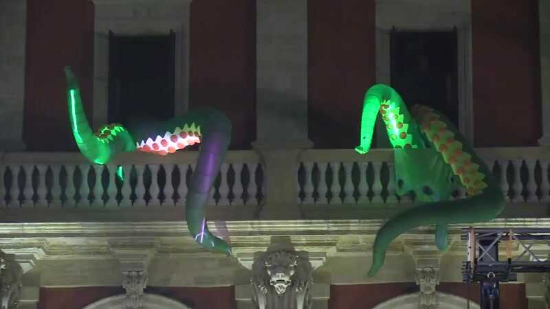 La noche más 'terrorífica' del año en San Fernando, en video