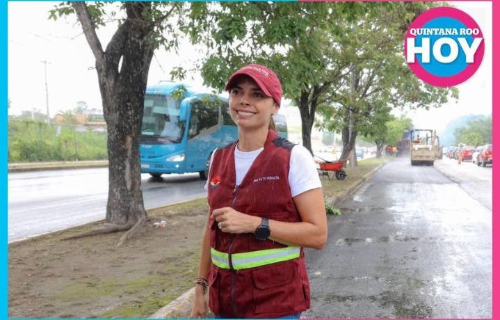 Avanza 50% la repavimentación de la Avenida Kabah en Cancún