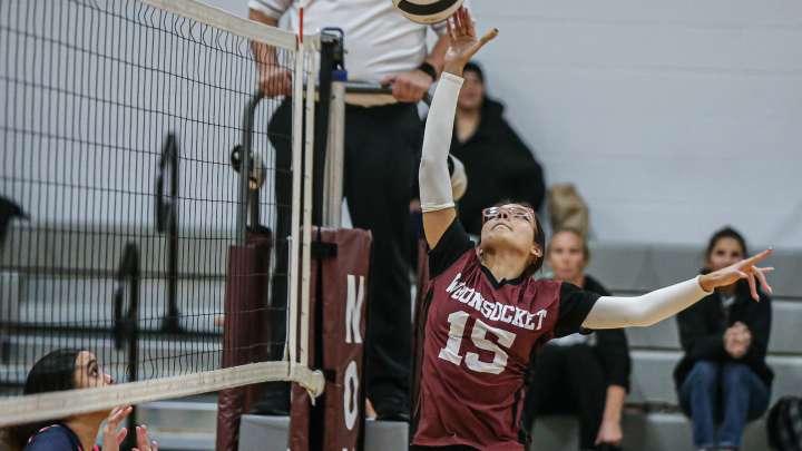Photos of Hope at Woonsocket girls volleyball Division IV semifinal