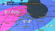 Chicago weather forecast: Several inches of snow expected Saturday | Winter Storm Warning to go into effect this weekend in IL - ABC7 Chicago