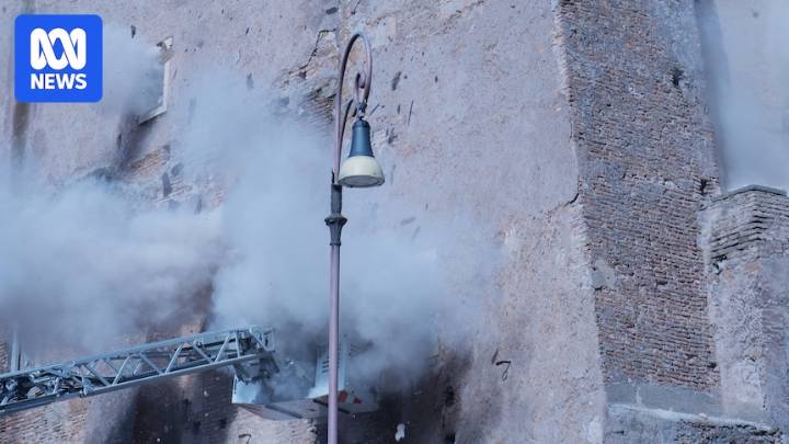 'Just started erupting': Medieval tower near Colosseum in Rome collapses