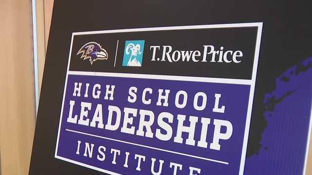 Ravens help students learn leadership skills