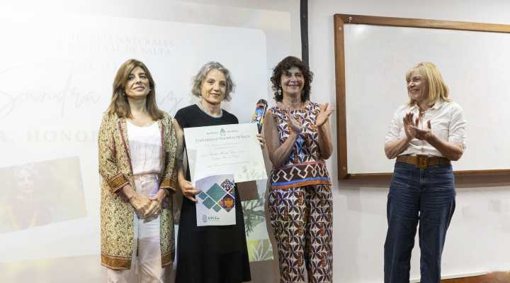 Otorgan título de Doctora Honoris Causa a la bióloga Sandra Díaz
