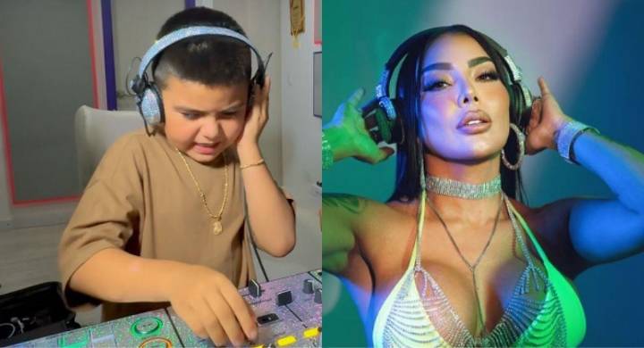 La cadena de oro de Marcela Reyes que apoya los sueños musicales de su hijo