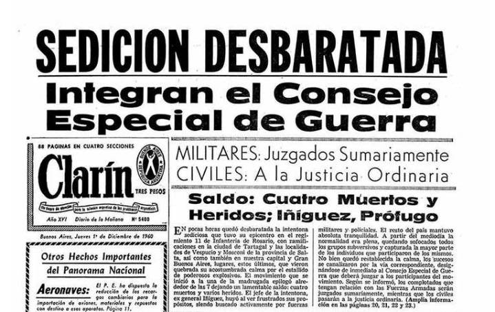 1960 | El día que militares en Salta se sumaron al levantamiento por el regreso de Perón