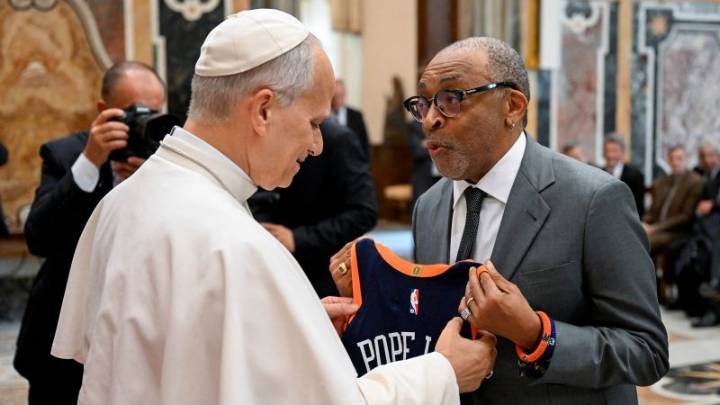 Cate Blanchett and Spike Lee join Pope Leo as he hosts star