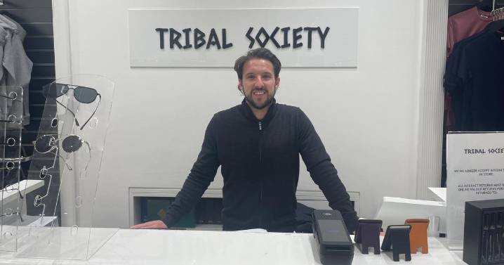 Man says ‘it's unbelievable’ as hundreds of Scouse lads queue outside his van