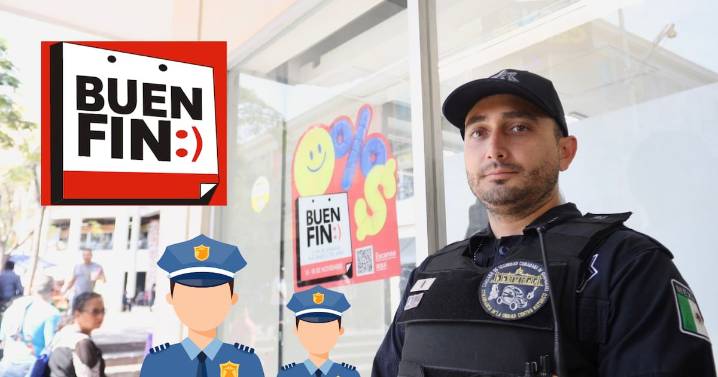 Despliegan 800 policías estatales para reforzar la seguridad en zonas comerciales durante el Buen Fin