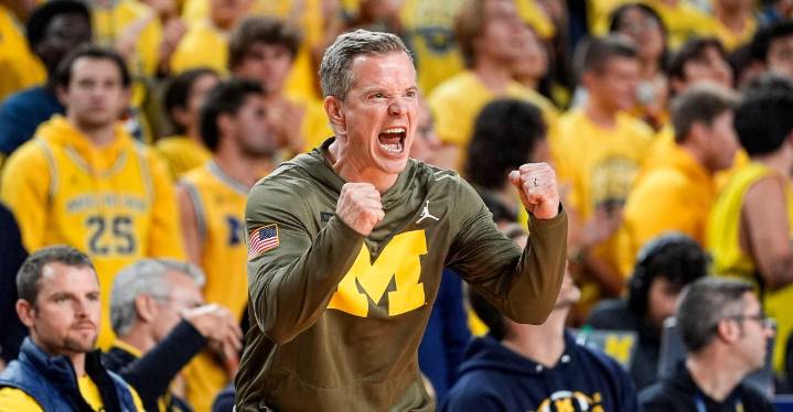 Dusty May explains how Vegas tournament can prepare Michigan for March