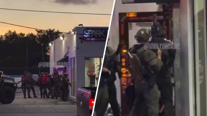 Man arrested in SWAT raid at Miami smoke shop caught on video