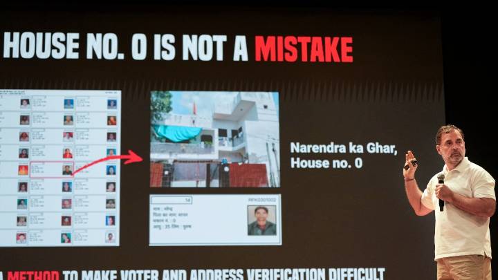 Rahul Gandhi's '501 voters' example in Haryana turns out to be data entry mix