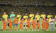 [Video] A rabiar; así se cantó el himno de Colombia ante Australia