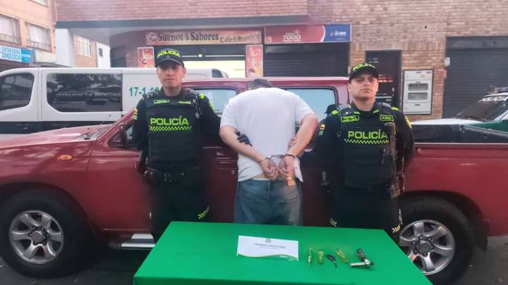 ¡Cayó ‘llave maestra’! El ladrón de carros que robaba con brazalete del Inpec puesto