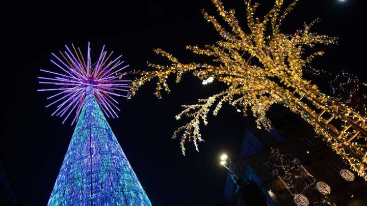 Vigo enciende su alumbrado navideño con casi 12 millones de led y aforo limitado a 7.000 personas